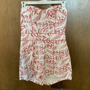 Blithe Short Pink Floral Romper